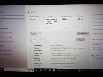 LENOVO T470S THINKPAD  FOR SALE