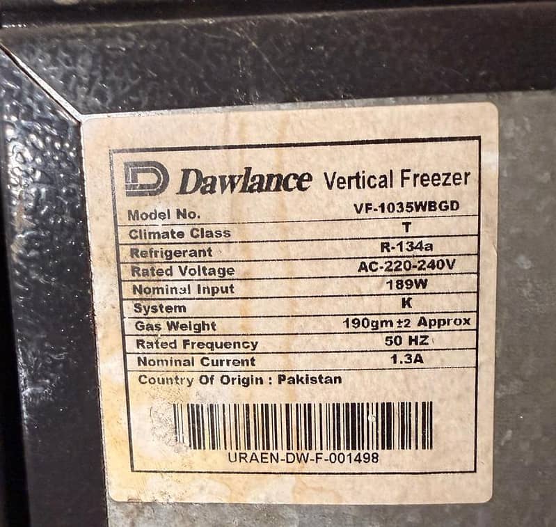 vertical freezer 2
