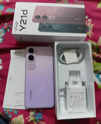 vivo y21D 8/128 just box open non active