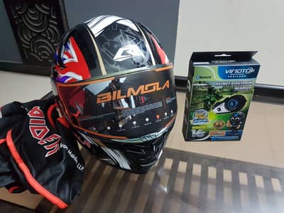 BilMula Bluetooth helmet with vimoto v6 system