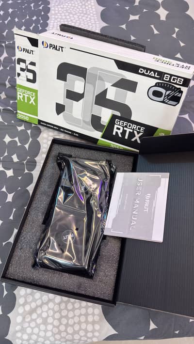 RTX 3050 8Gb Palit OC Dual Fan RGB 10/10 DLSS and ReBar Support