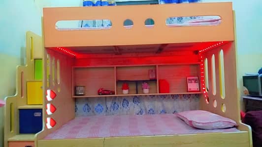 Triple Bed | Wooden Bed | Bunk Bed |