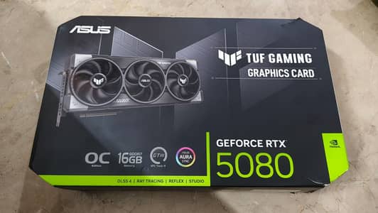 ASUS TUF Gaming RTX 5080 OC 16GB – 10/10 Condition With Box