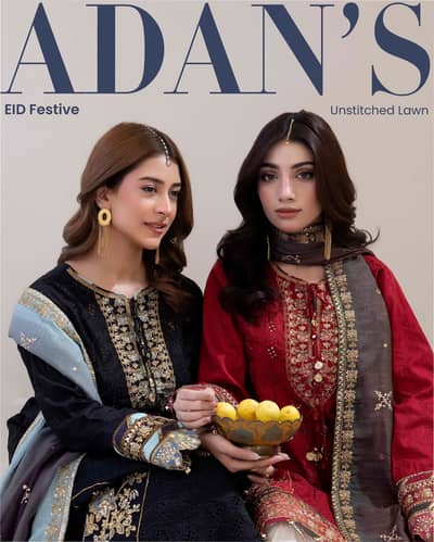 ADAN'S LIBAS EID FESTIVE UNSTITCHED LAWN