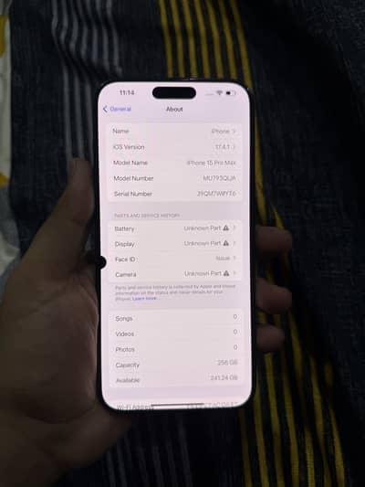 15 pro max 256gb BYPASS NO EXCHANGE