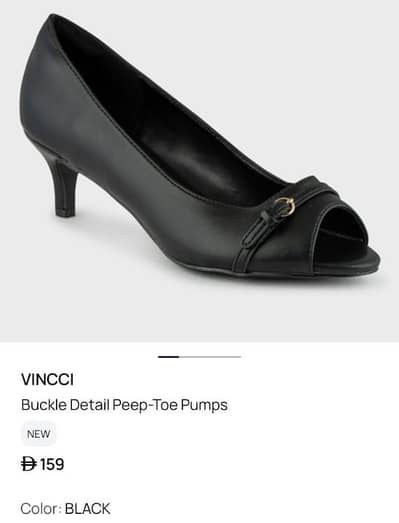 Brand New VINCCI Peep-Toe Pumps