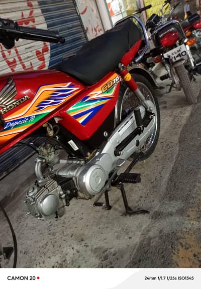 honda CD 70 10by10 biometric b hai all ok hai