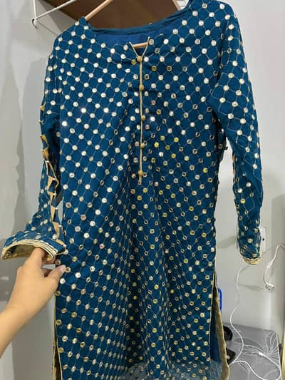zinc blue dress