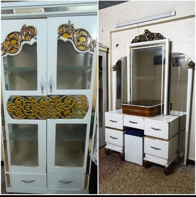 dressing table & dewider and 2 side table for sale