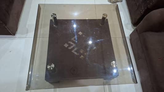 Large Glass Center Table – Modern Stylish Design