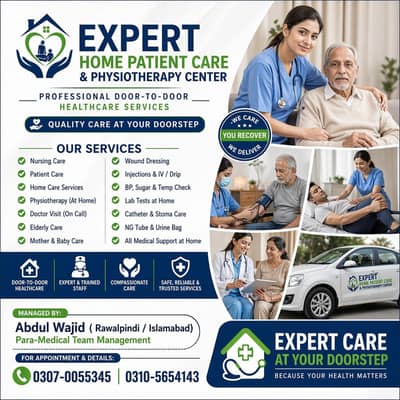 Physiotherapy,Male,Female,Nurse,staff,Home, patient care, services
