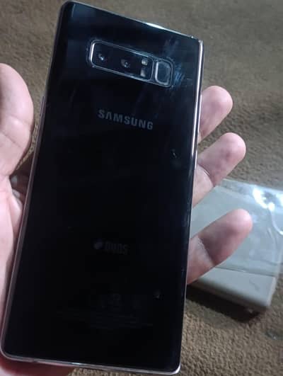 Samsung glaxys note 8 6GB 64GB 10by 10hai PTA
