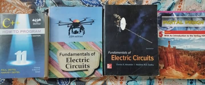 Engineering Books:Fundamentals of Electric Circuits,Digital Design,C++