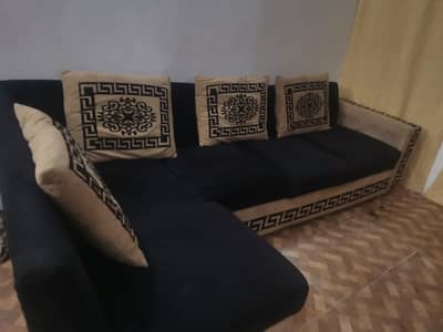 5 seaters L shaped sofa set