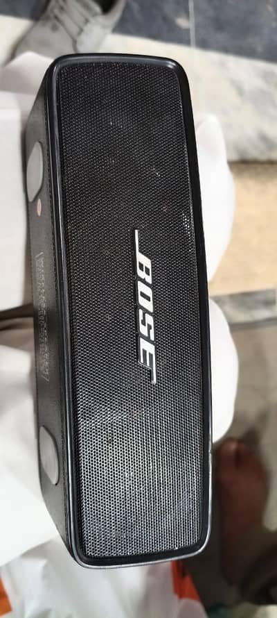 Bose SoundLink Mini II Bluetooth  speaker in black.