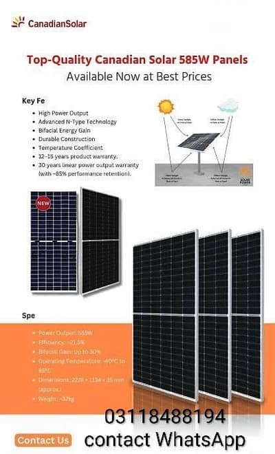 635 to 585 wt panel