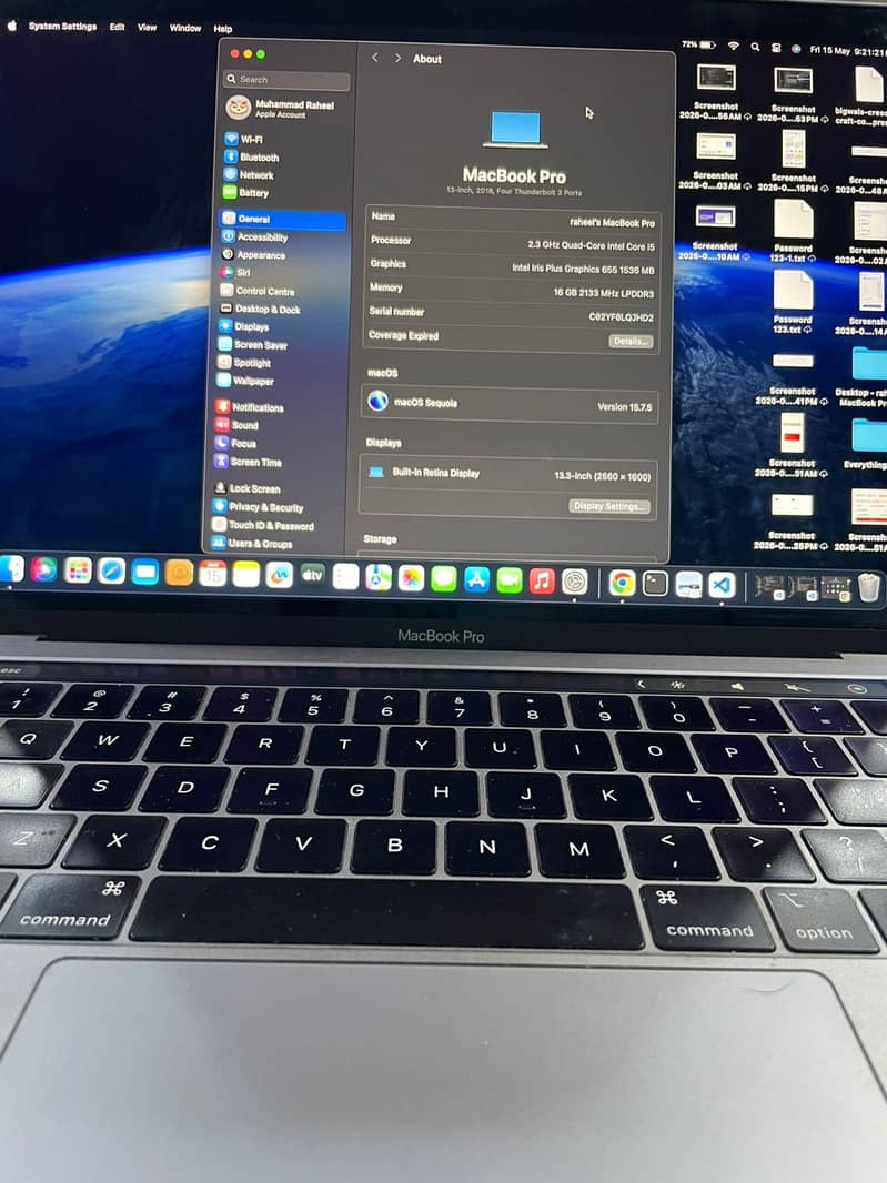 MacBook 2018 pro 3