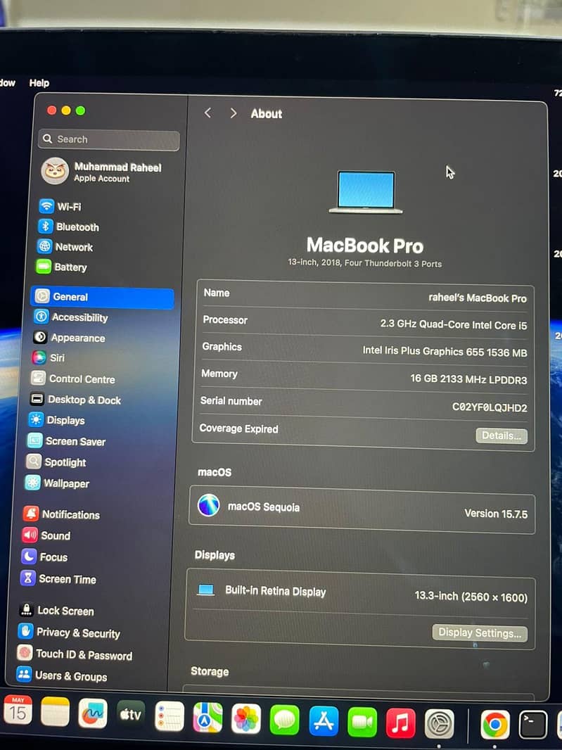 MacBook 2018 pro 4