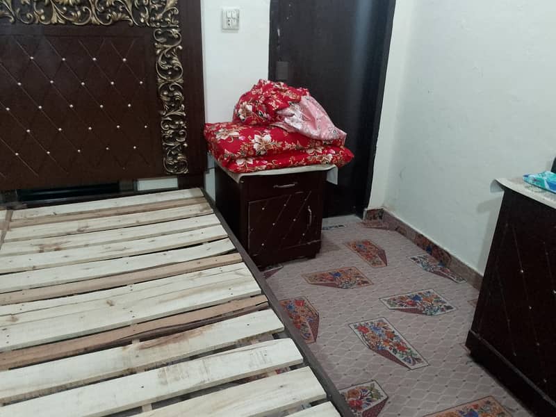 bed with  two side table and  dressing table 5