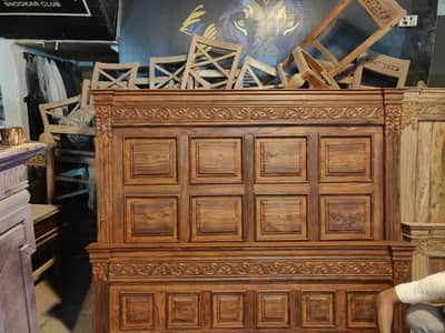 New pure woden shisham king size beds