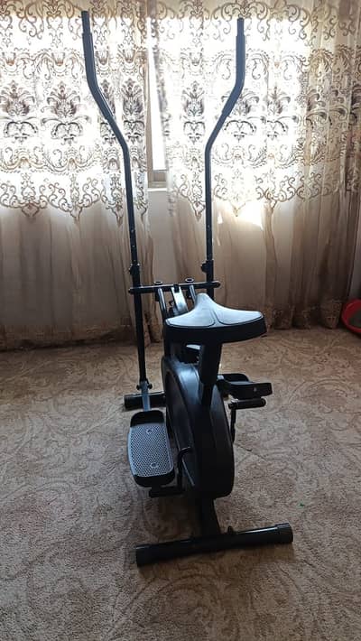 Cross bike exercise machine