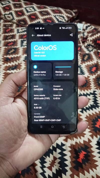 Oppo f19 pro 8/128