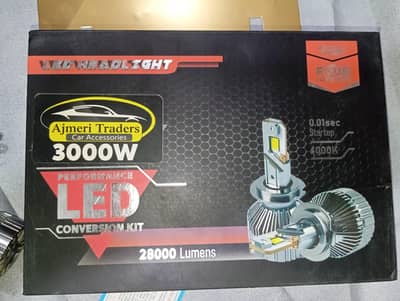 LED H4 headlight conversion kit bulb