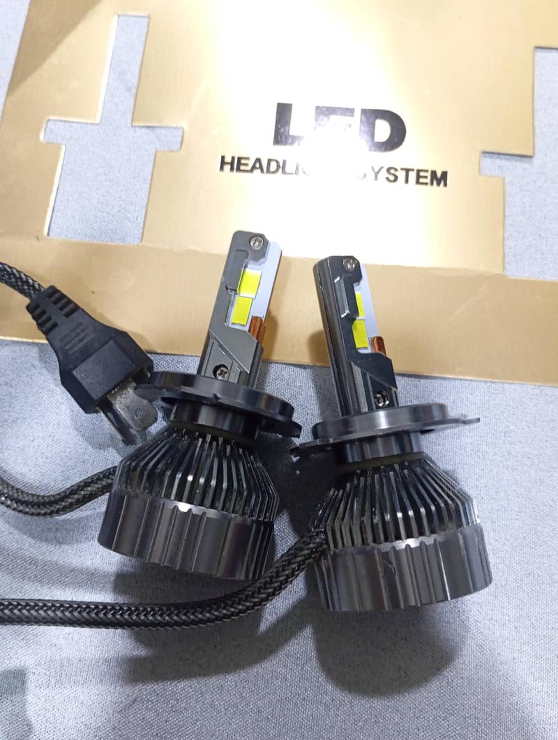 LED H4 headlight conversion kit bulb 6
