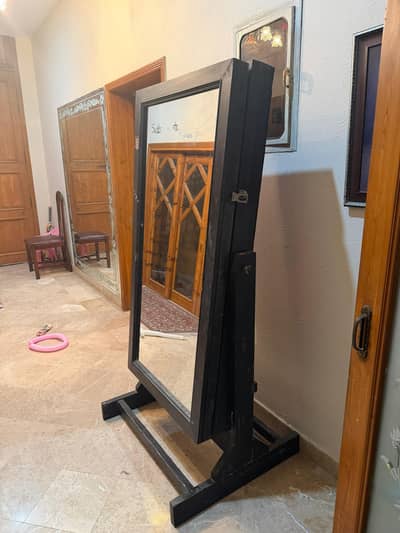 full mirror with storage