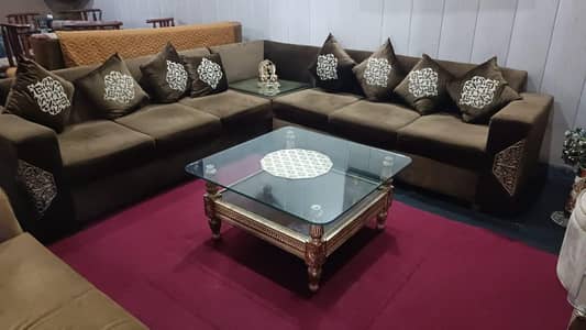 7 SEATER SOFA L SHAPED