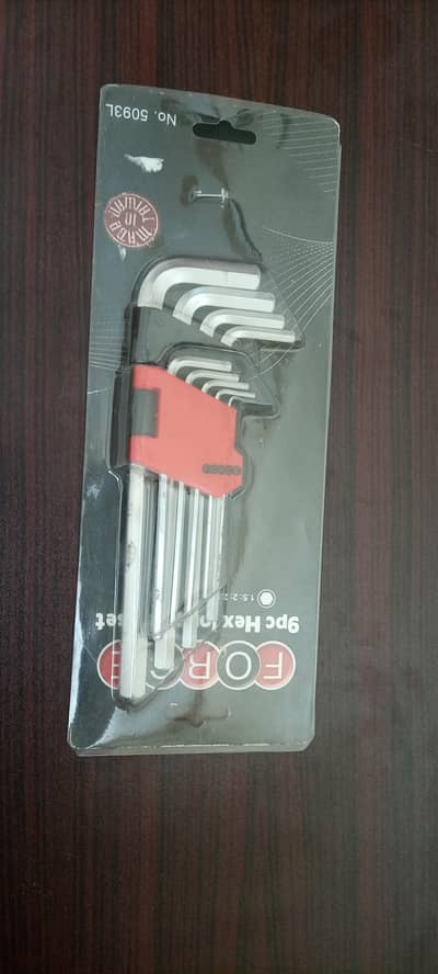 New Force Hex Allen Key Set 9Pcs L Key New Box Packed