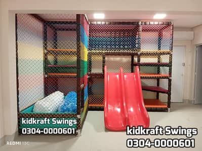 Indoor/Outdoor Swings, Slide, Seesaw, Trampoline, toys  • Monkey Bar