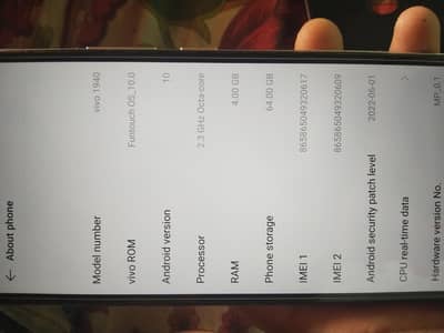 vivo 1940 mobile  for sale
