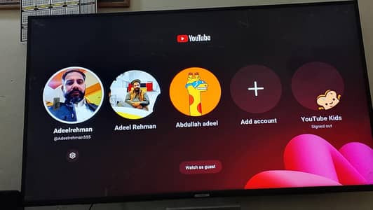 Samsung smart 4k led tv