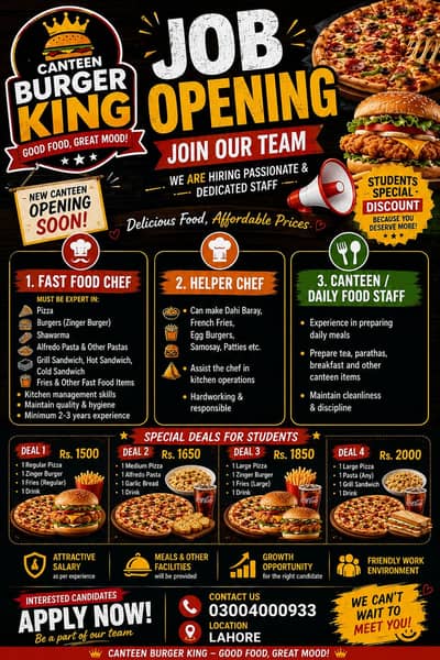 Chef needed
