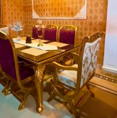 Eight chairs Dining table
