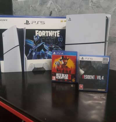 Ps5 Slim Disc Edition 1 tb slightely used for sale