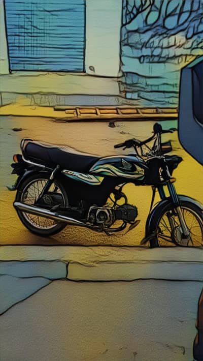 HonDA CD 70 black