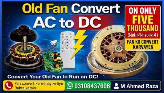 Covert old Fan into DC inverter Fan