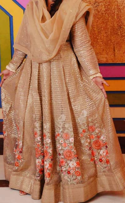 MEDIUM SIZE MAXI WITH ORGANZA