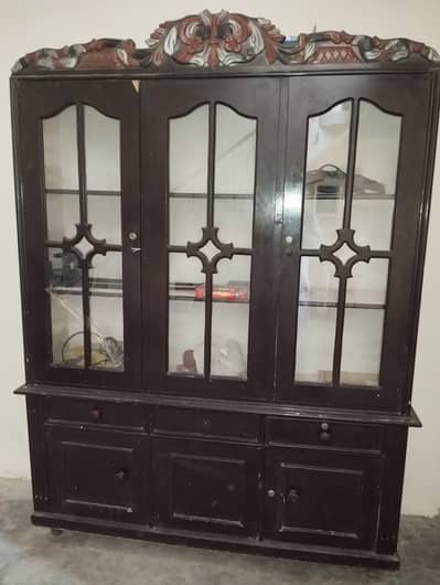 wooden showcase/ almari for kitchen and bookcase