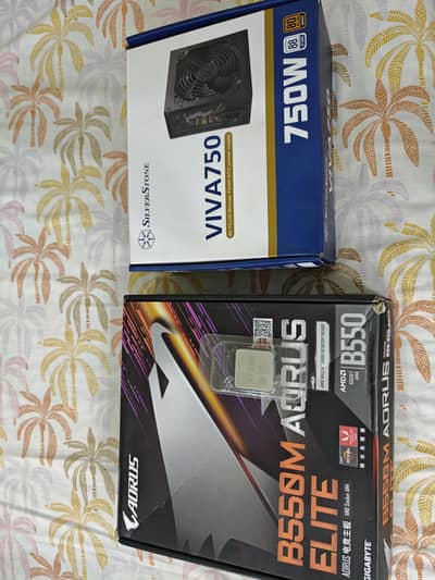 selling combo 5600, aorus elite, 750w psu