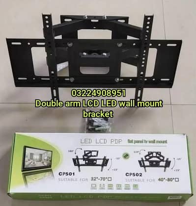 LCD LED tv adjustment wall mount bracket imported high quality