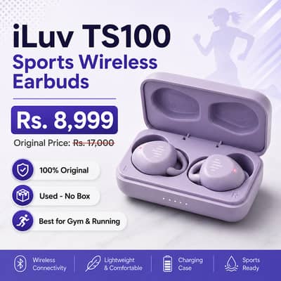 iLuv TS100 Sports Wireless Earbuds Original - No Box