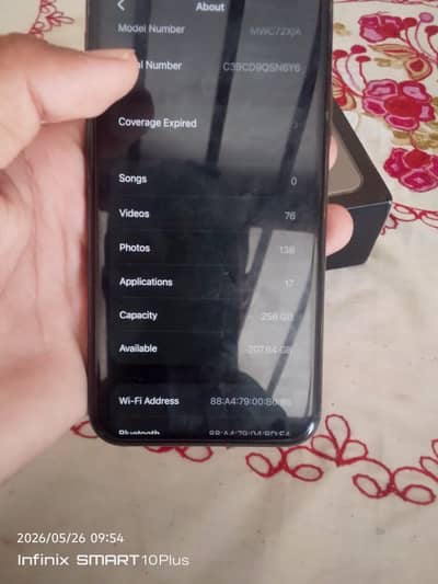 iPhone 11pro  256gb my phone number 03090663481 my