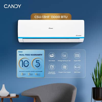 Candy by Haier 1 Ton DC Inverter AC (CSU-13HF) - Brand New Box Pack