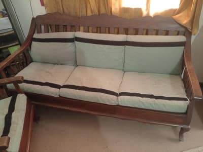 5 setter sofa set original wood
