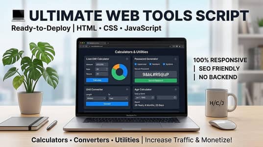Web Utility Tools Calculator, Converters etc