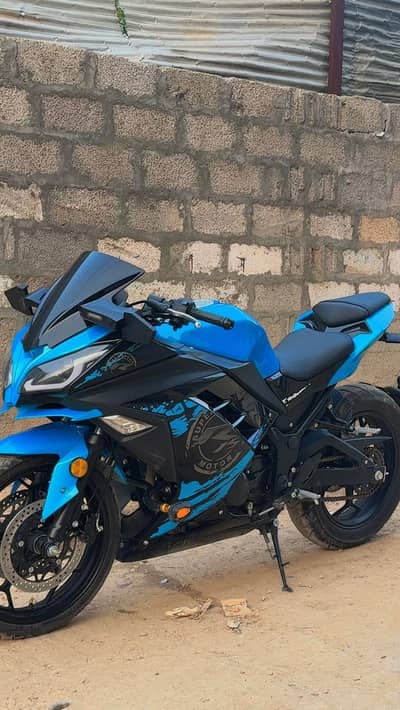 Kawasaki 250CC Sports Bike 2026 | 1800 KM Driven | New Bike Blue Color
