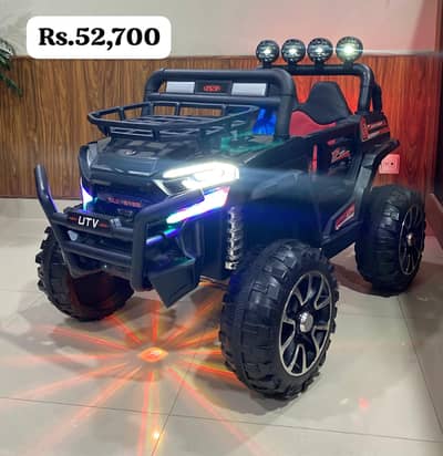 kids electric Jeep rechargeable big size disco lighting